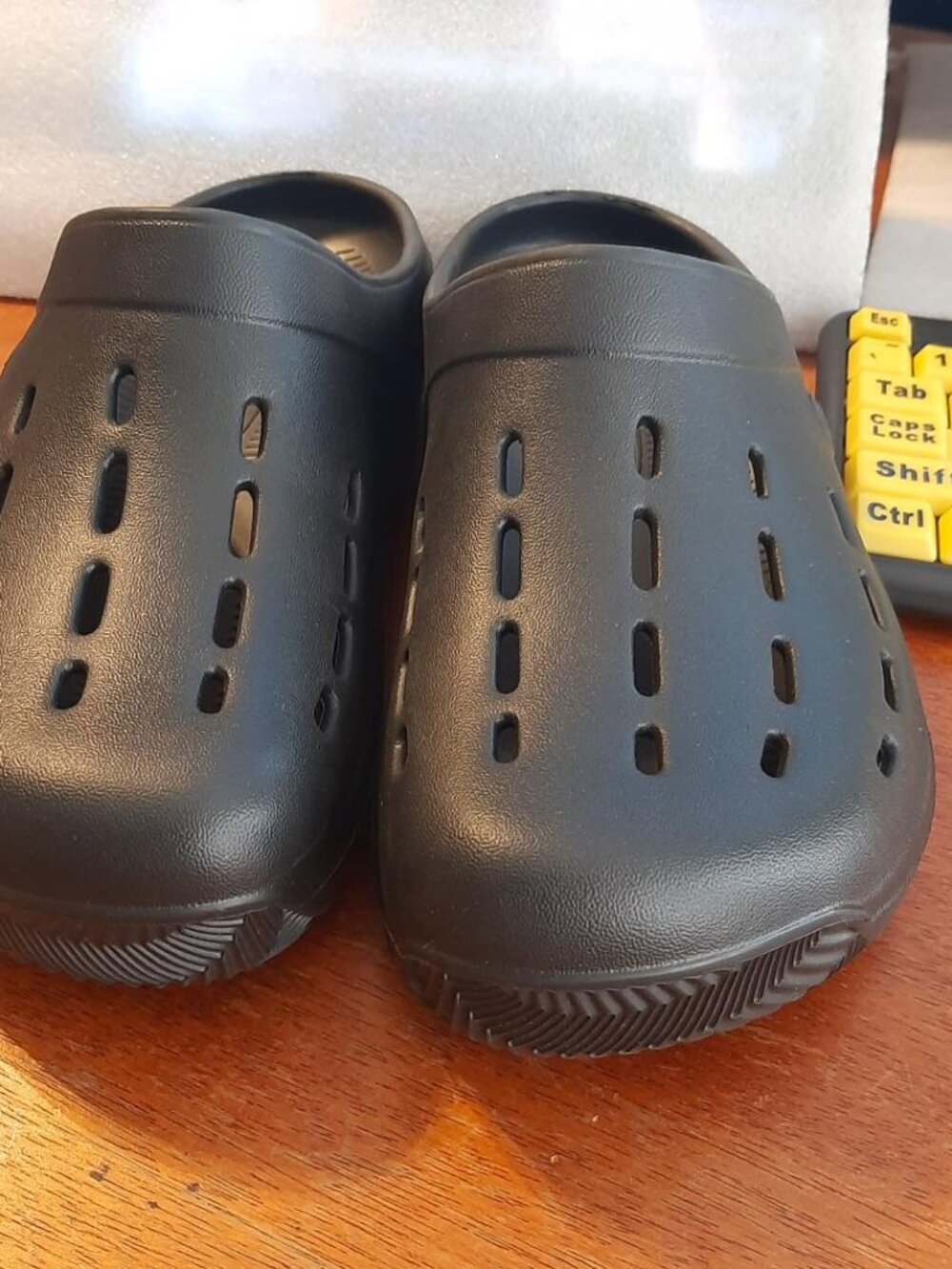 NEW ! AND1 Men Round Toe Black Clogs Sz 8/10